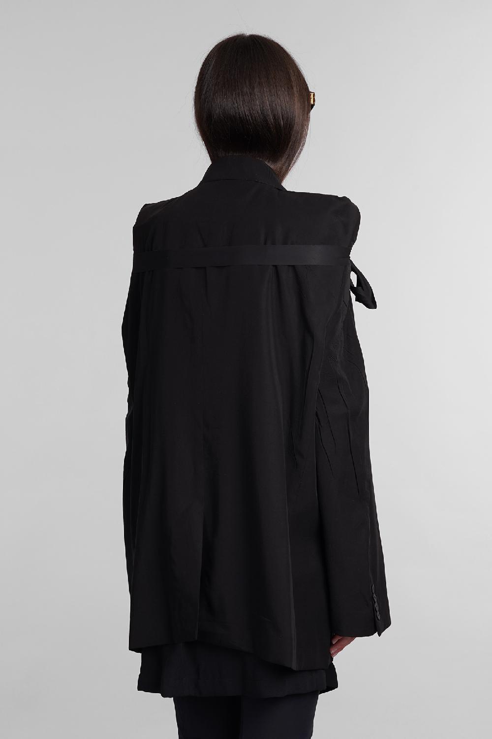 Deliberti Balenciaga Blazer In Lyocell Nero Cod. 406058 - Deliberti The Luxury Shopping