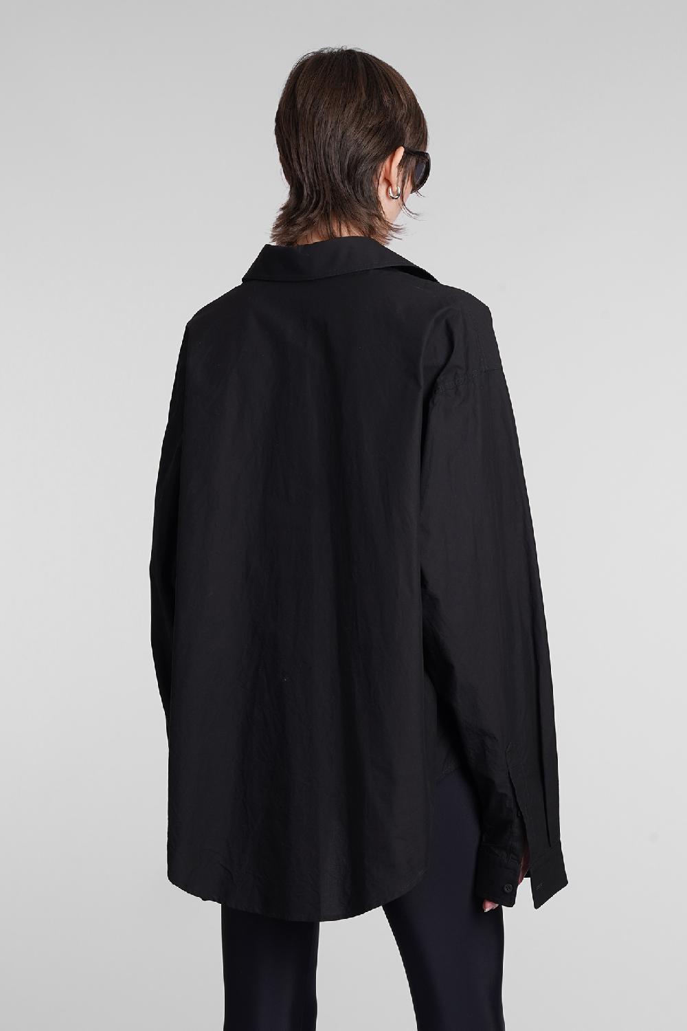 Deliberti Balenciaga Blusa In Cotone Nero Cod. 398321 - Deliberti The Luxury Shopping