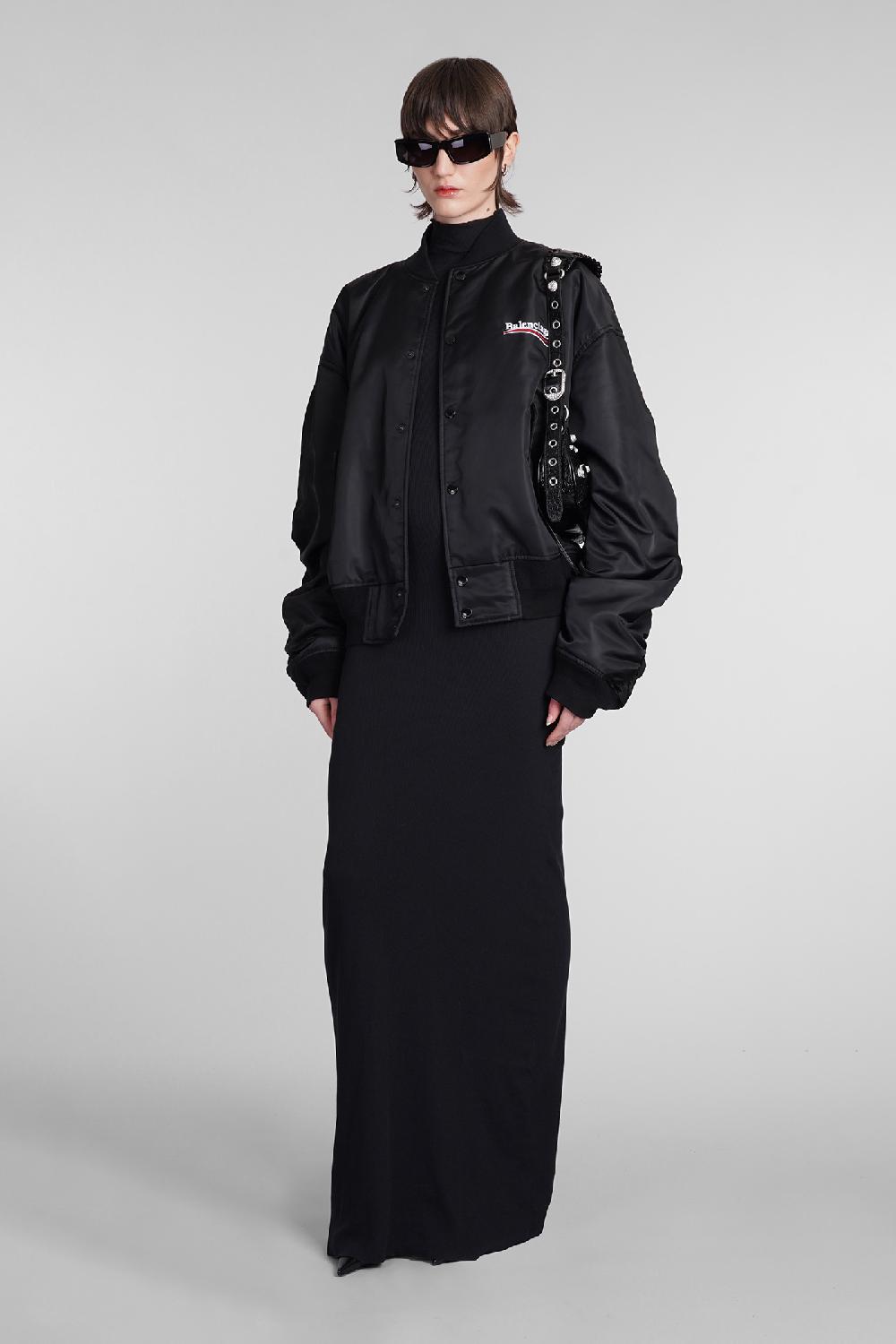 Deliberti Balenciaga Bomber In Poliammide Nera Cod. 398345 - Deliberti The Luxury Shopping