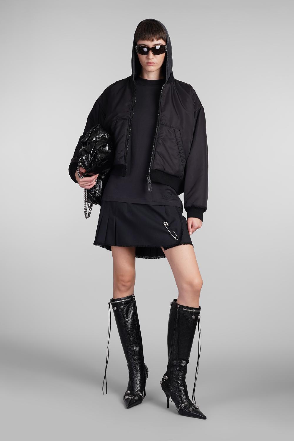 Deliberti Balenciaga Bomber In Poliammide Nera Cod. 409466 - Deliberti The Luxury Shopping