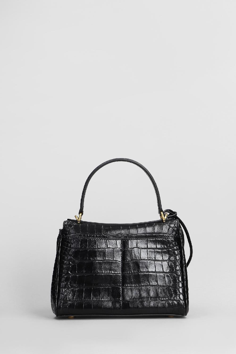 Deliberti Balenciaga Borsa A Mano Rodeo Mini Crocodile In Pelle Nera Cod. 407656 - Deliberti The Luxury Shopping