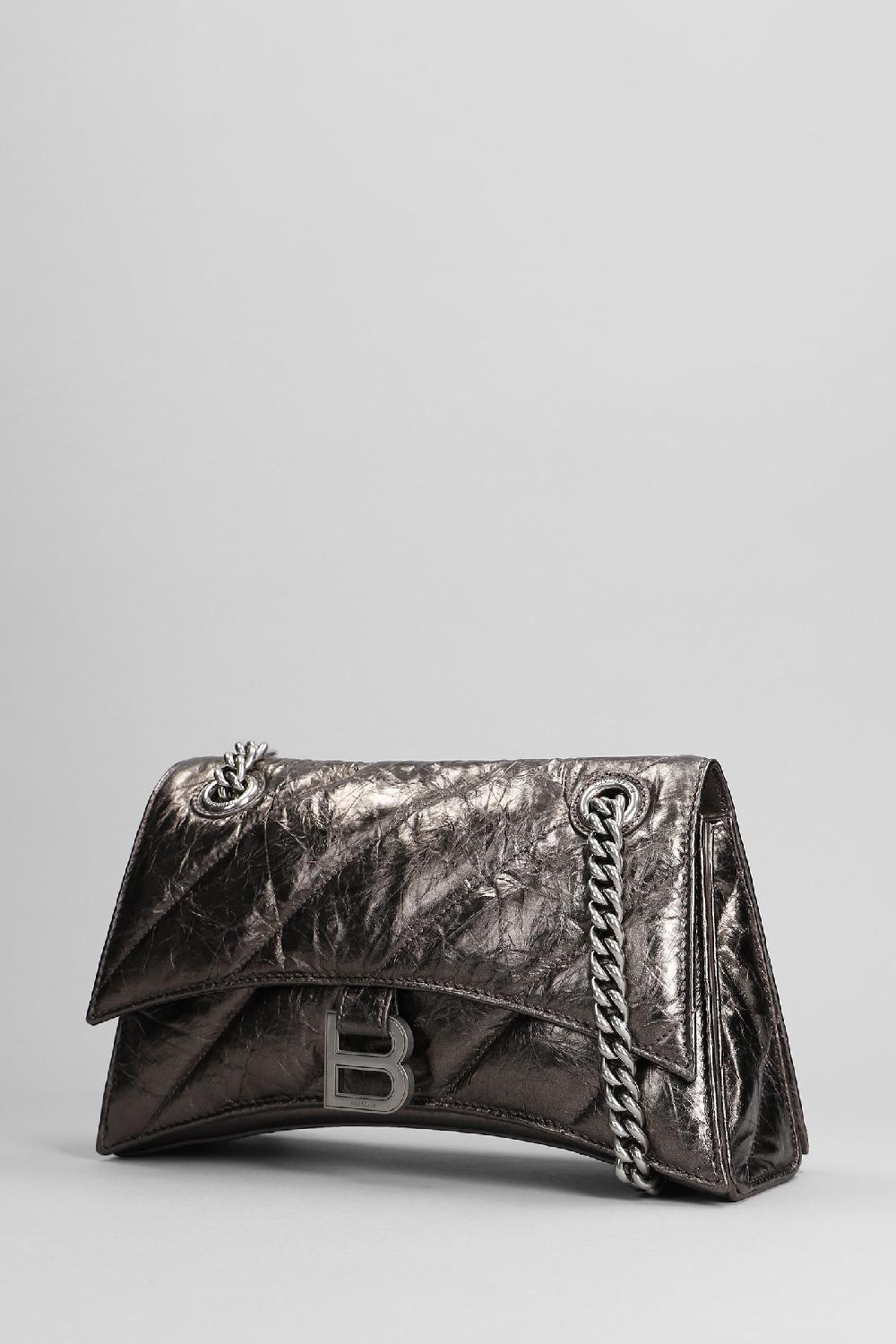 Deliberti Balenciaga Borsa A Spalla Crush Ch S In Pelle Canna Di Fucile Cod. 383682 - Deliberti The Luxury Shopping