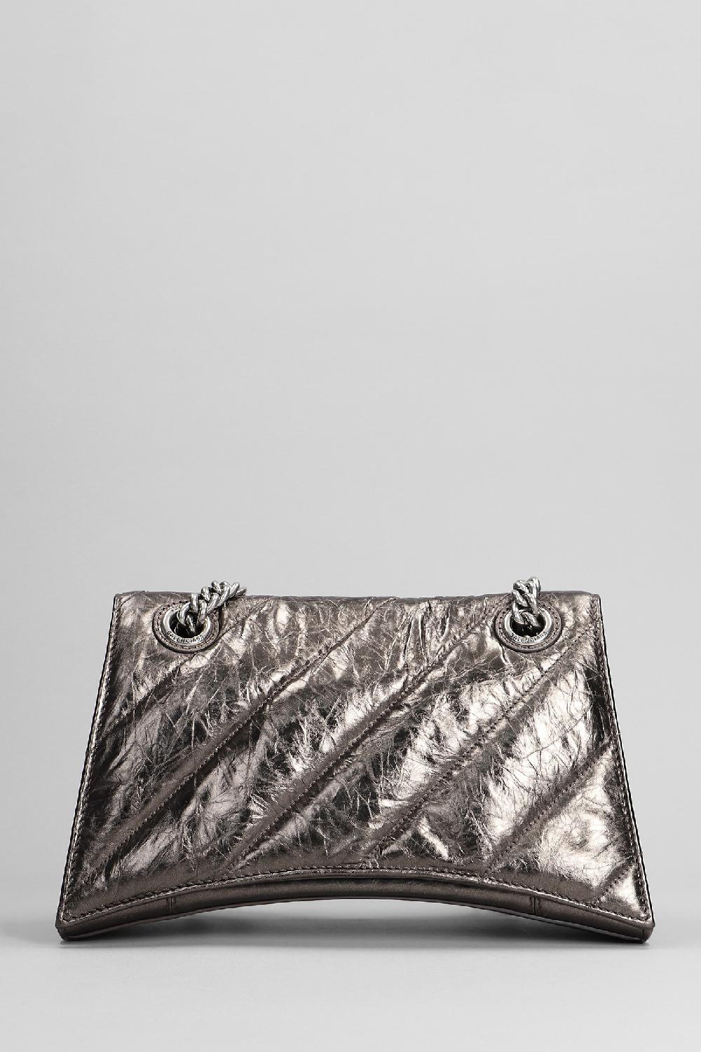 Deliberti Balenciaga Borsa A Spalla Crush Ch S In Pelle Canna Di Fucile Cod. 383682 - Deliberti The Luxury Shopping