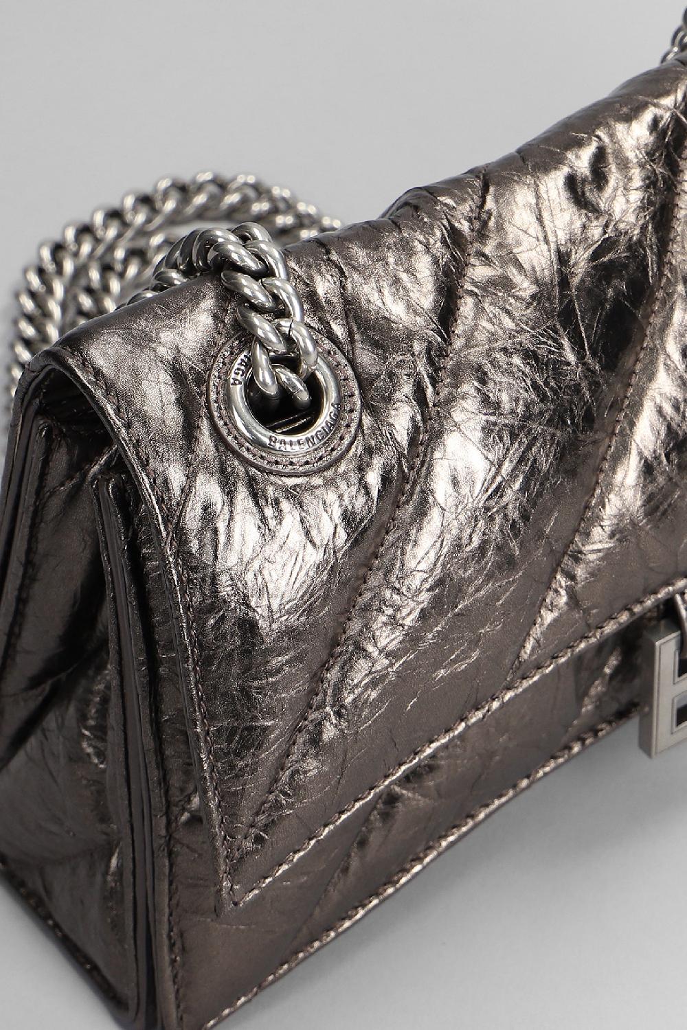 Deliberti Balenciaga Borsa A Spalla Crush Ch S In Pelle Canna Di Fucile Cod. 383682 - Deliberti The Luxury Shopping