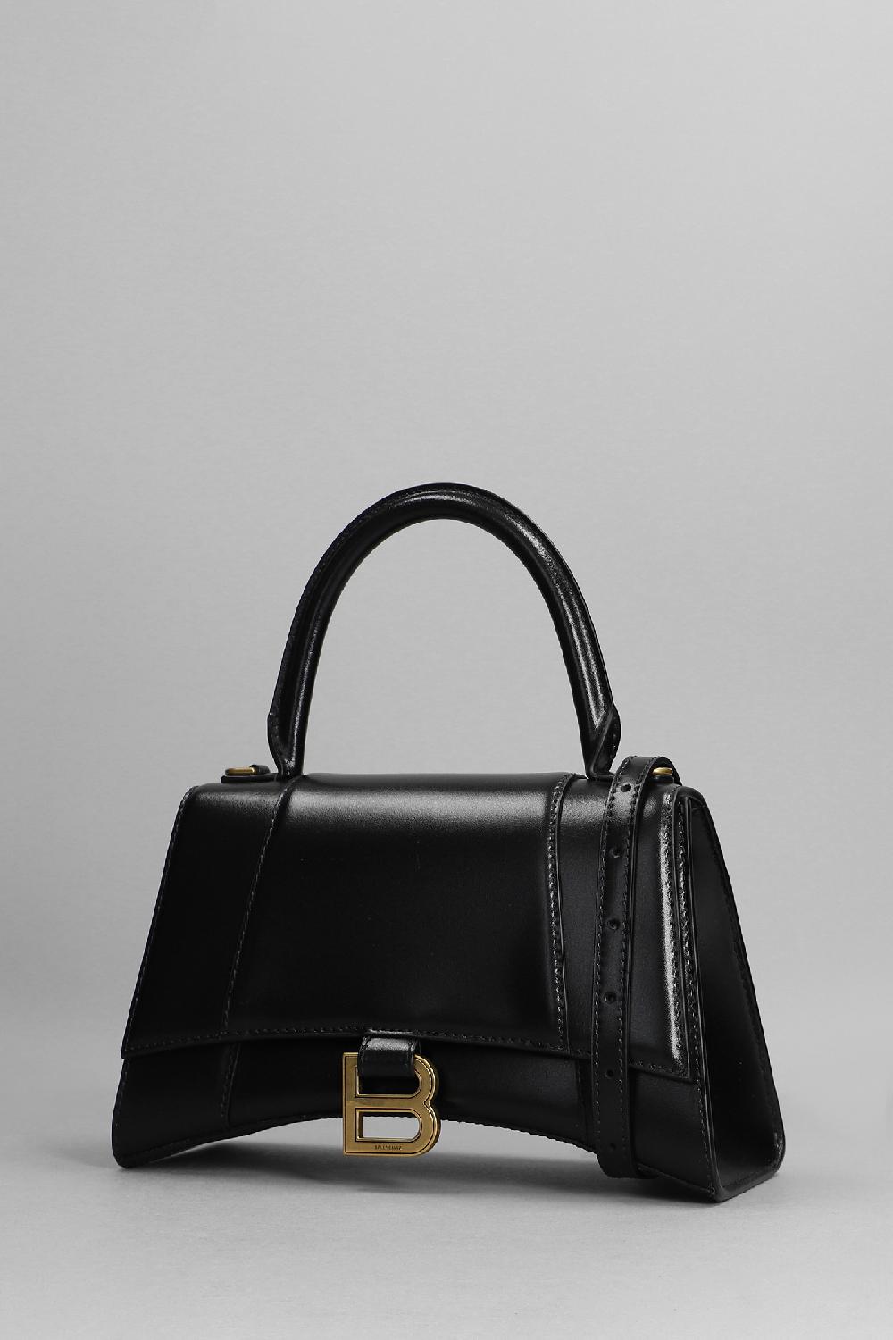 Deliberti Balenciaga Borsa A Spalla Hourgl S In Pelle Nera Cod. 340036 - Deliberti The Luxury Shopping