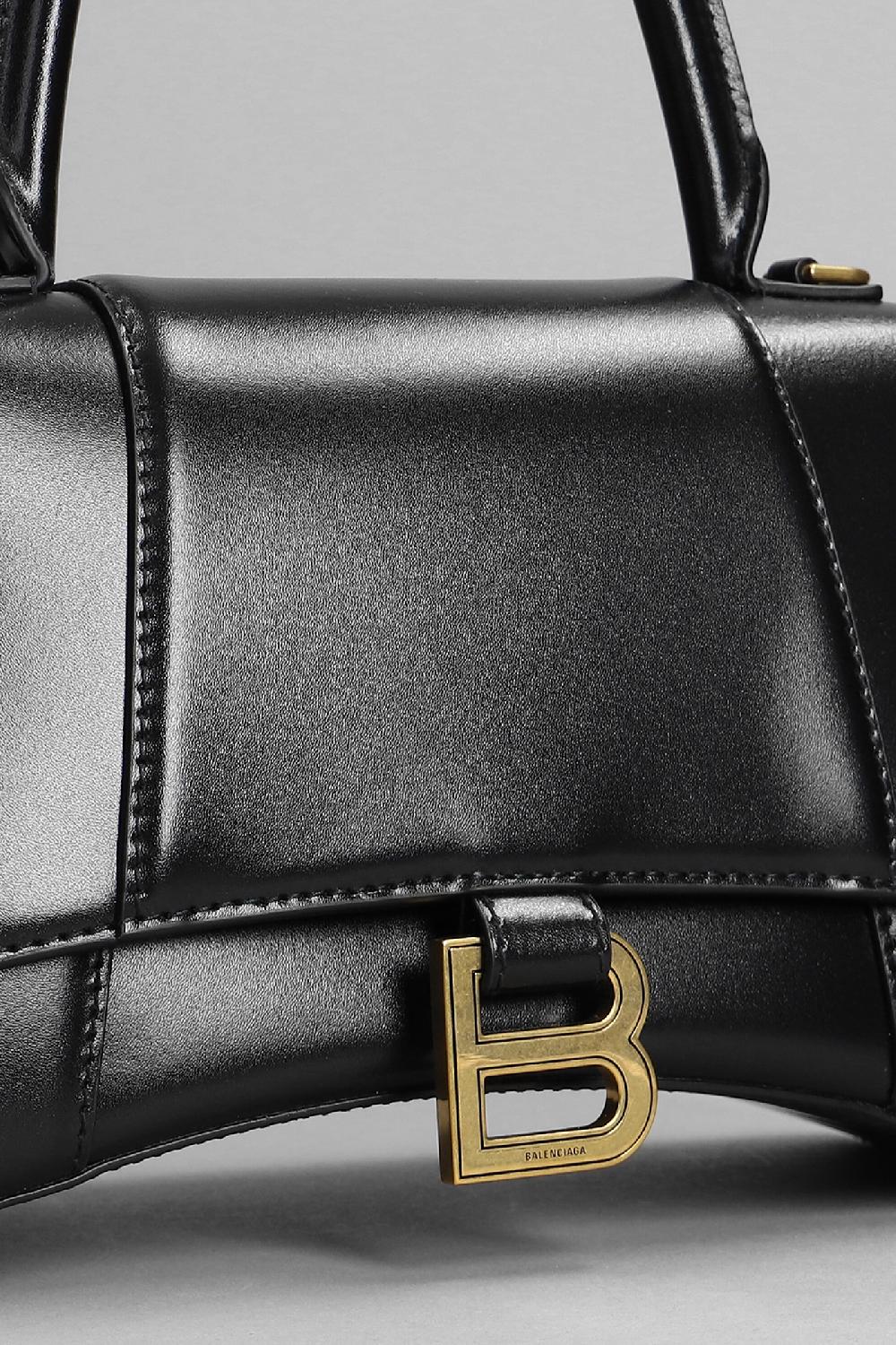 Deliberti Balenciaga Borsa A Spalla Hourgl S In Pelle Nera Cod. 340036 - Deliberti The Luxury Shopping