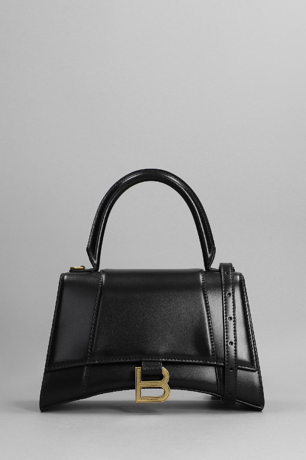 Deliberti Balenciaga Borsa a spalla hourgl s in pelle nera cod. 340036 - Deliberti The Luxury Shopping