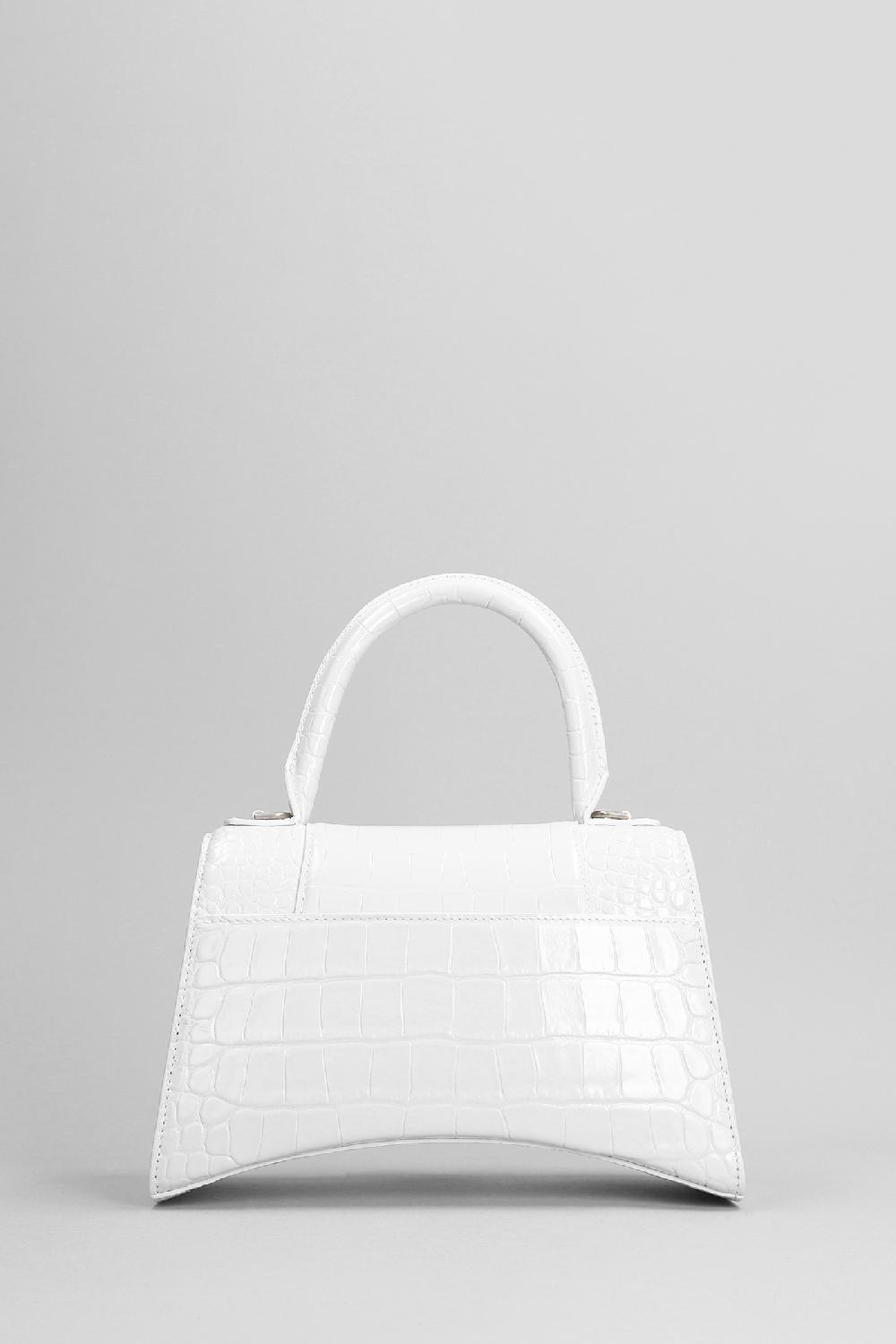 Deliberti Balenciaga Borsa A Spalla Hourglass B In Pelle Bianca Cod. 375627 - Deliberti The Luxury Shopping