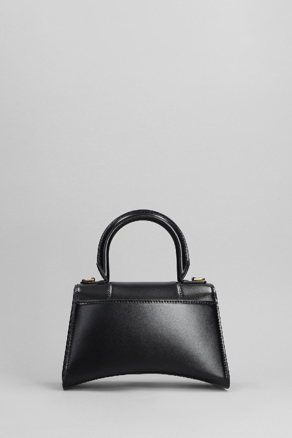 Deliberti Balenciaga Borsa A Spalla Hourglass Xs In Pelle Nera Cod. 398339 - Deliberti The Luxury Shopping