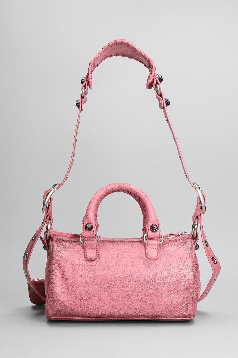 Deliberti Balenciaga Borsa A Spalla Le Cagole In Pelle Rosa Cod. 378745 - Deliberti The Luxury Shopping