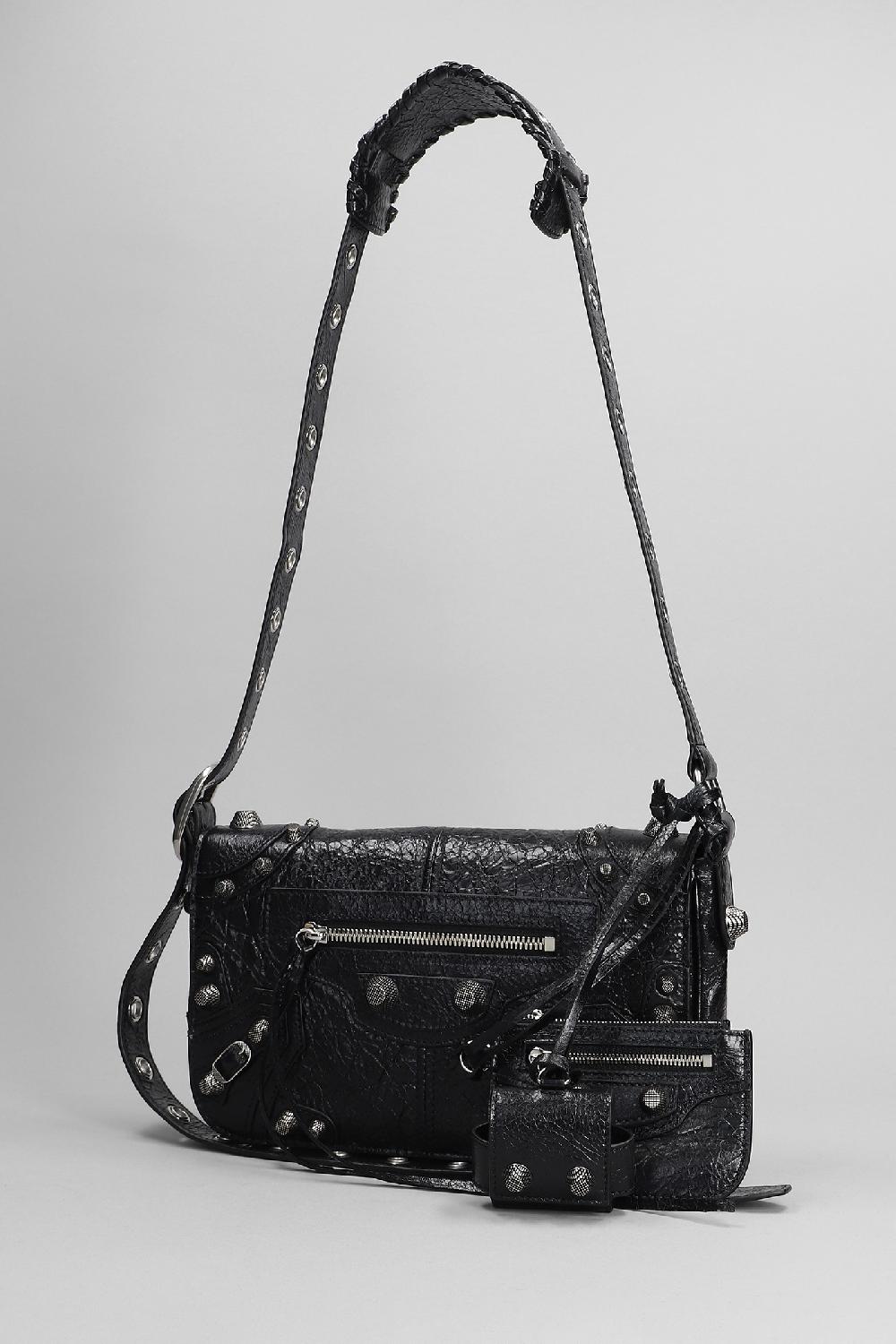 Deliberti Balenciaga Borsa A Spalla Le Cagole M In Pelle Nera Cod. 398906 - Deliberti The Luxury Shopping