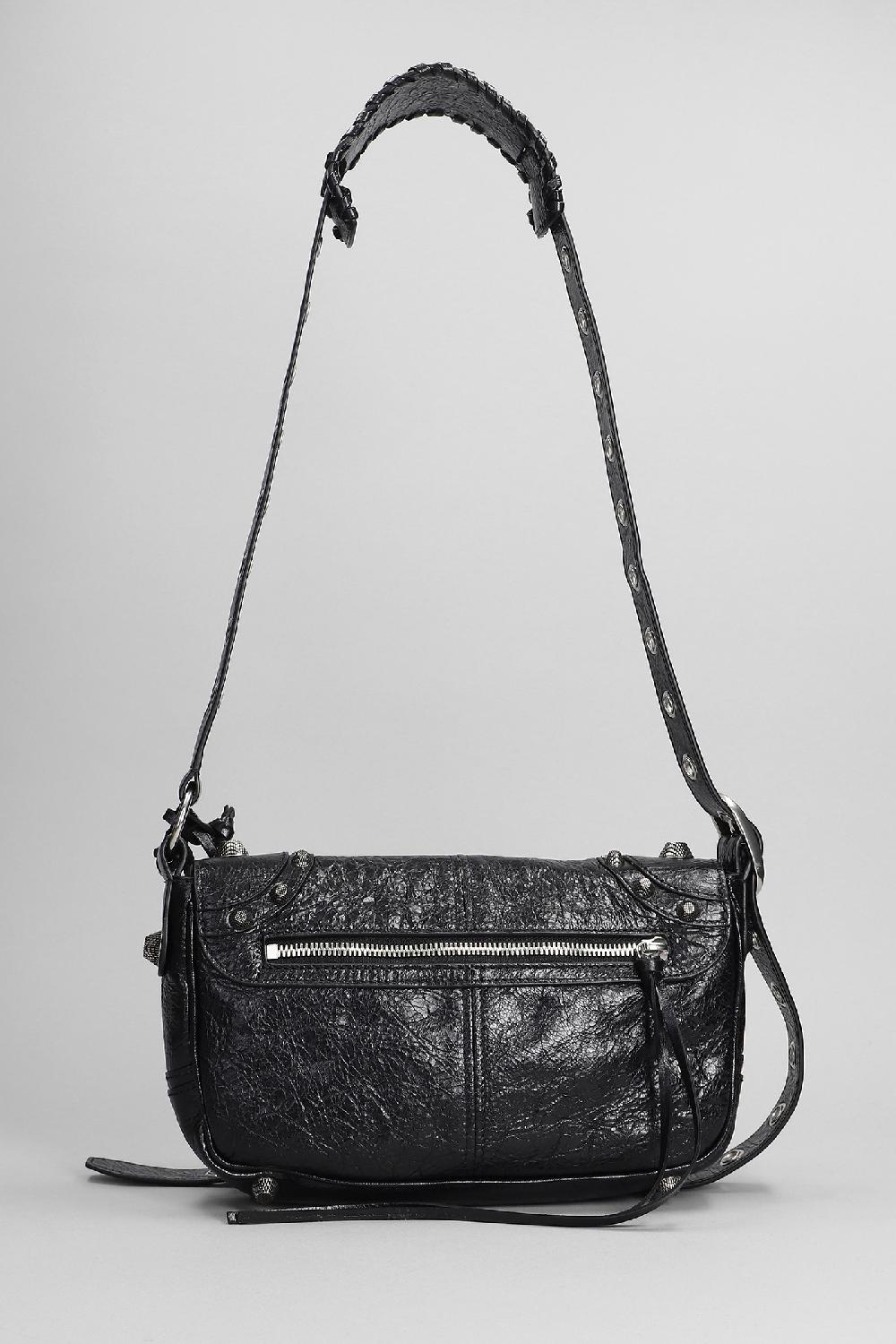Deliberti Balenciaga Borsa A Spalla Le Cagole M In Pelle Nera Cod. 398906 - Deliberti The Luxury Shopping