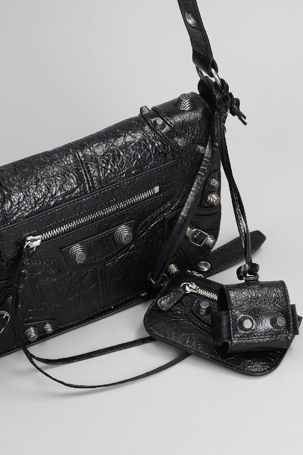 Deliberti Balenciaga Borsa A Spalla Le Cagole M In Pelle Nera Cod. 398906 - Deliberti The Luxury Shopping