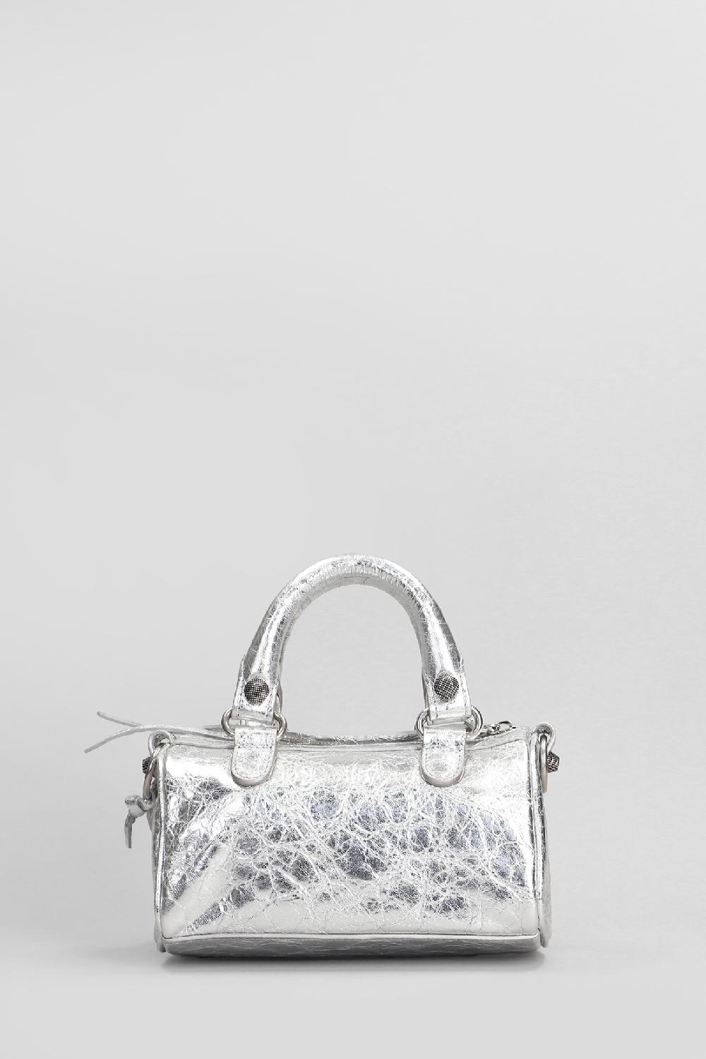 Deliberti Balenciaga Borsa A Spalla Le Cagole Nano In Pelle Argento Cod. 405838 - Deliberti The Luxury Shopping