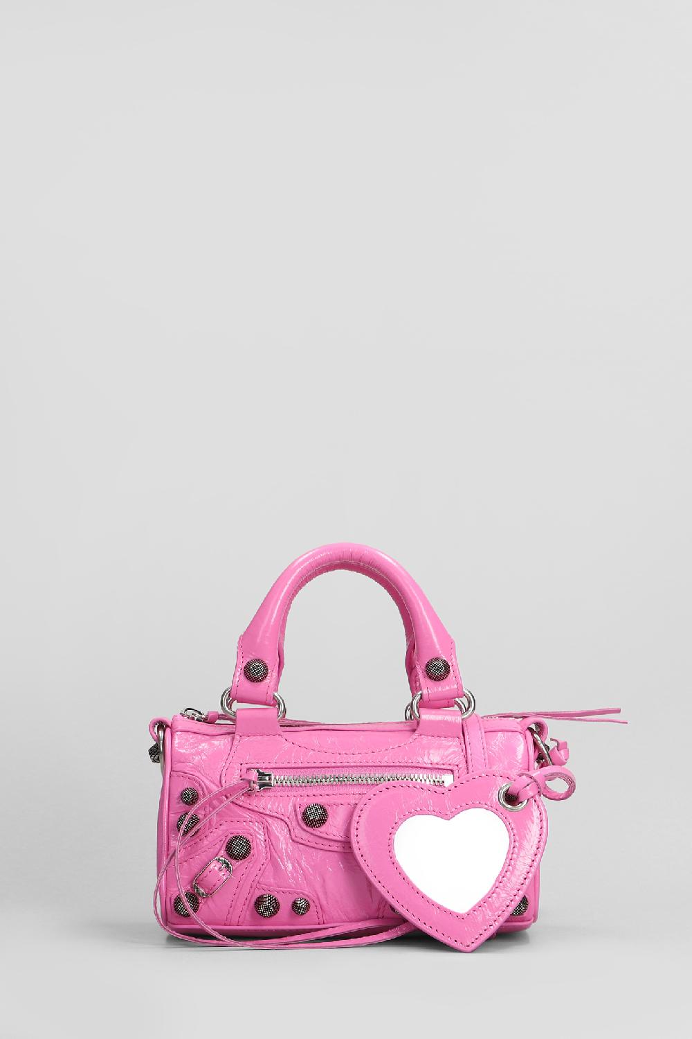 Deliberti Balenciaga Borsa a spalla le cagole nano in pelle rosa cod. 406076 - Deliberti The Luxury Shopping