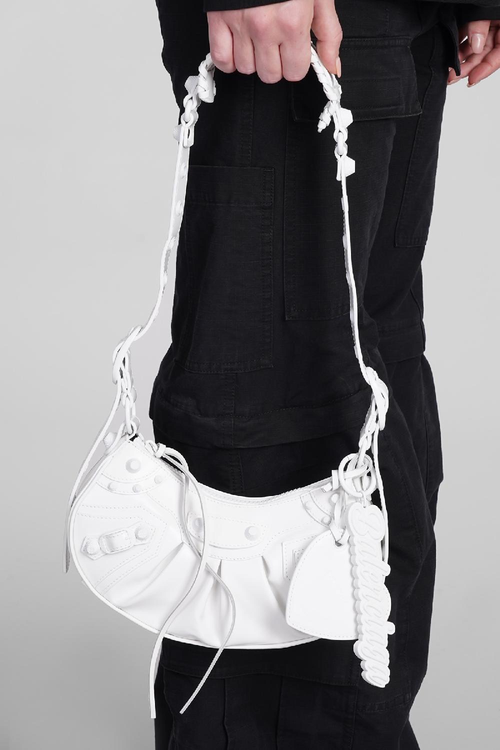 Deliberti Balenciaga Borsa A Spalla Le Cagole Sho Xs In Pelle Bianca Cod. 390863 - Deliberti The Luxury Shopping