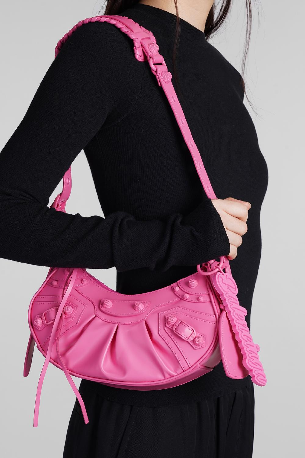 Deliberti Balenciaga Borsa A Spalla Le Cagole Sho Xs In Pelle Rosa Cod. 391372 - Deliberti The Luxury Shopping