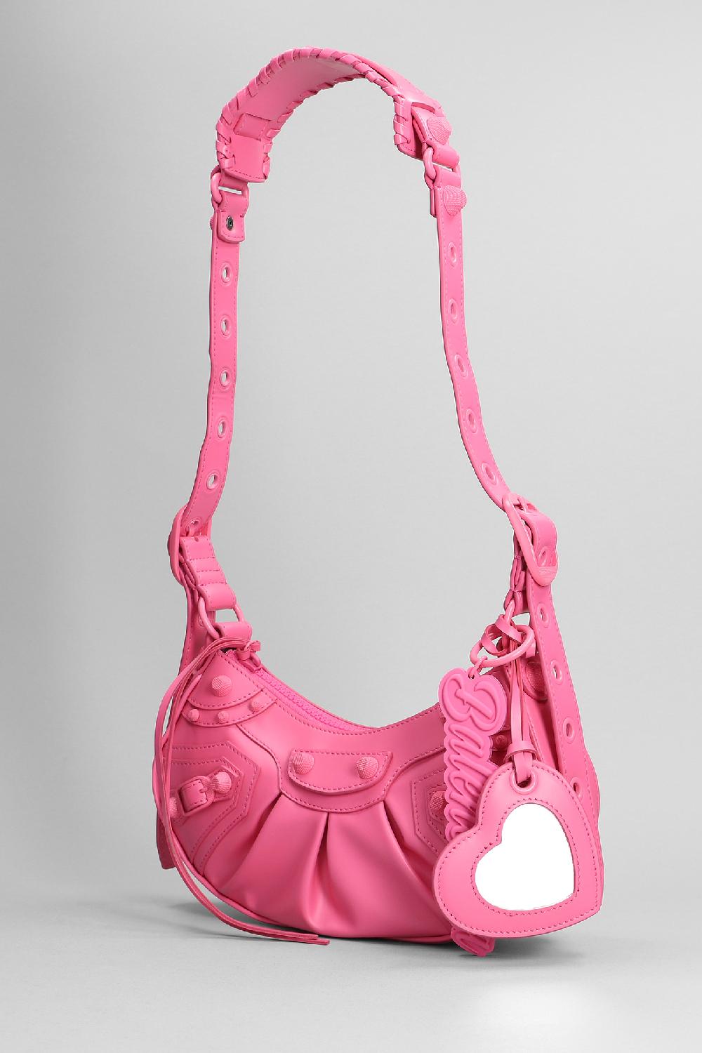 Deliberti Balenciaga Borsa A Spalla Le Cagole Sho Xs In Pelle Rosa Cod. 391372 - Deliberti The Luxury Shopping