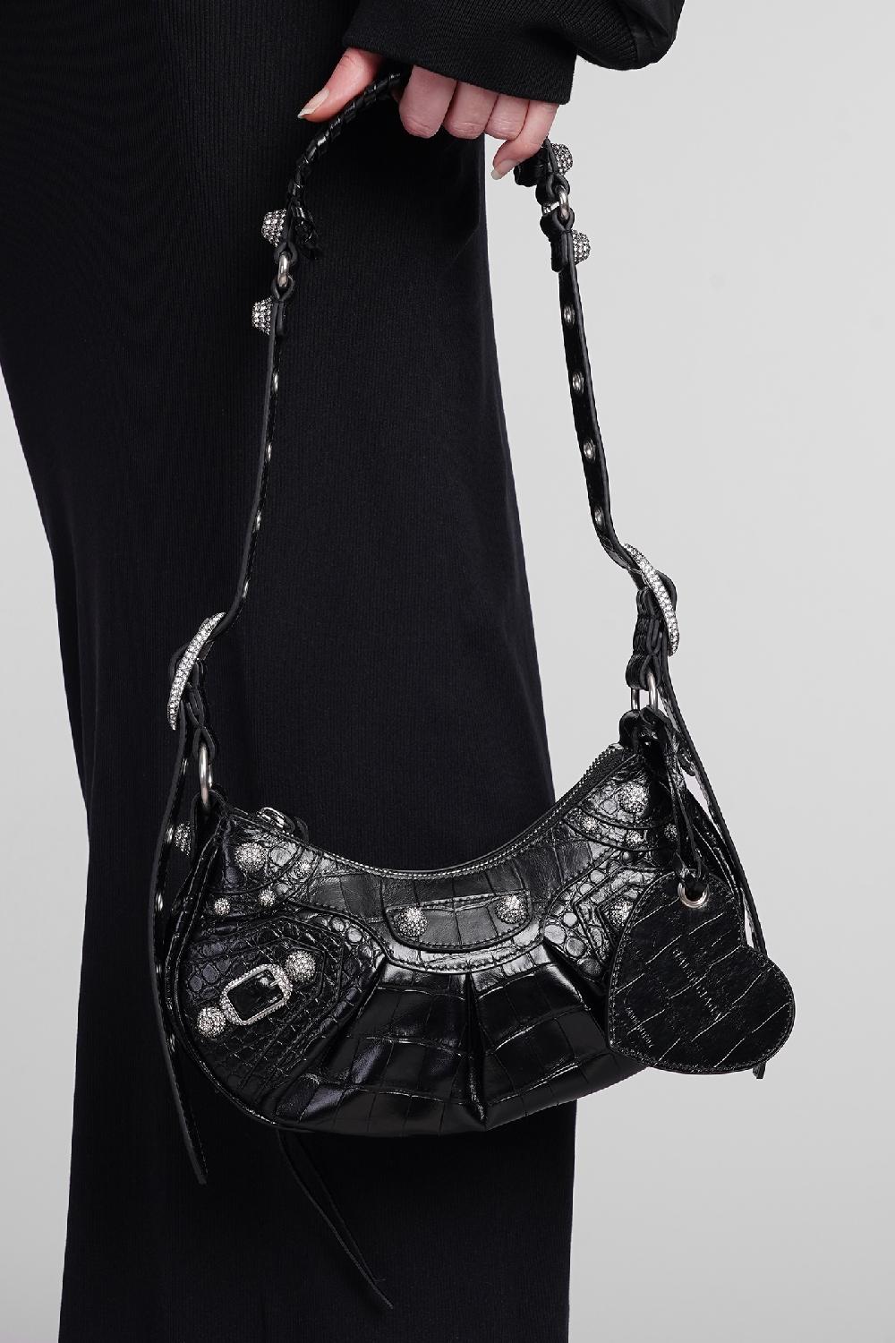 Deliberti Balenciaga Borsa A Spalla Le Cagole Xs In Pelle Nera Cod. 398340 - Deliberti The Luxury Shopping