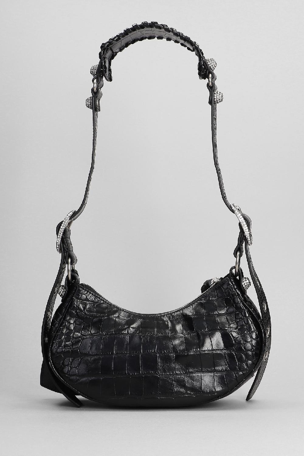 Deliberti Balenciaga Borsa A Spalla Le Cagole Xs In Pelle Nera Cod. 398340 - Deliberti The Luxury Shopping