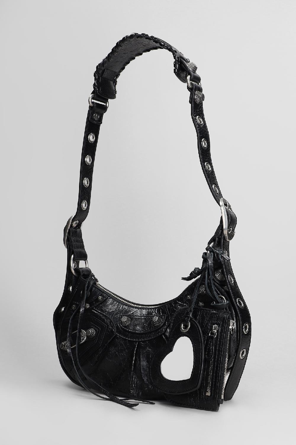 Deliberti Balenciaga Borsa A Spalla Le Cagole Xs In Pelle Nera Cod. 409449 - Deliberti The Luxury Shopping