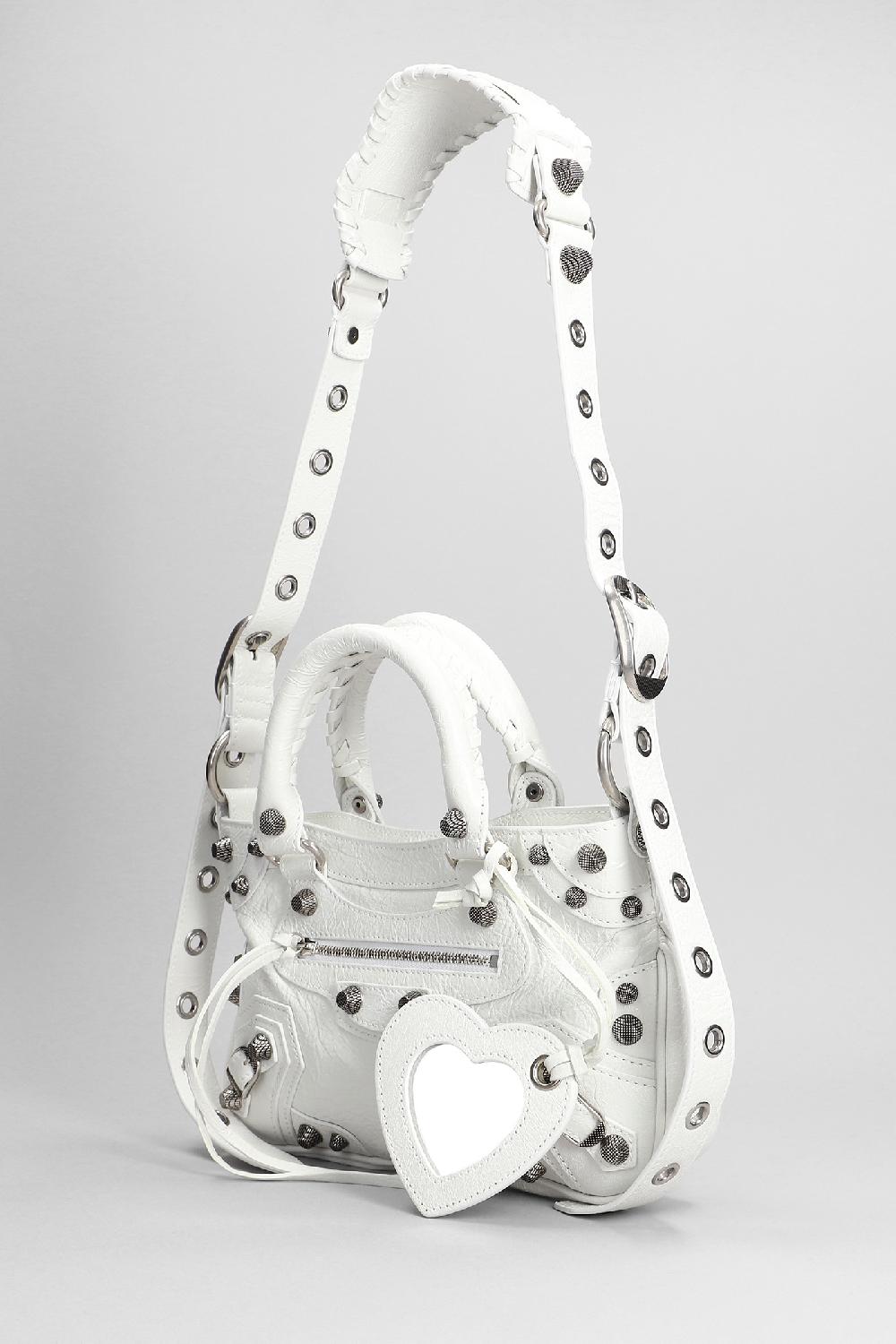 Deliberti Balenciaga Borsa A Spalla Neo Cagole Tote S In Pelle Bianca Cod. 381713 - Deliberti The Luxury Shopping