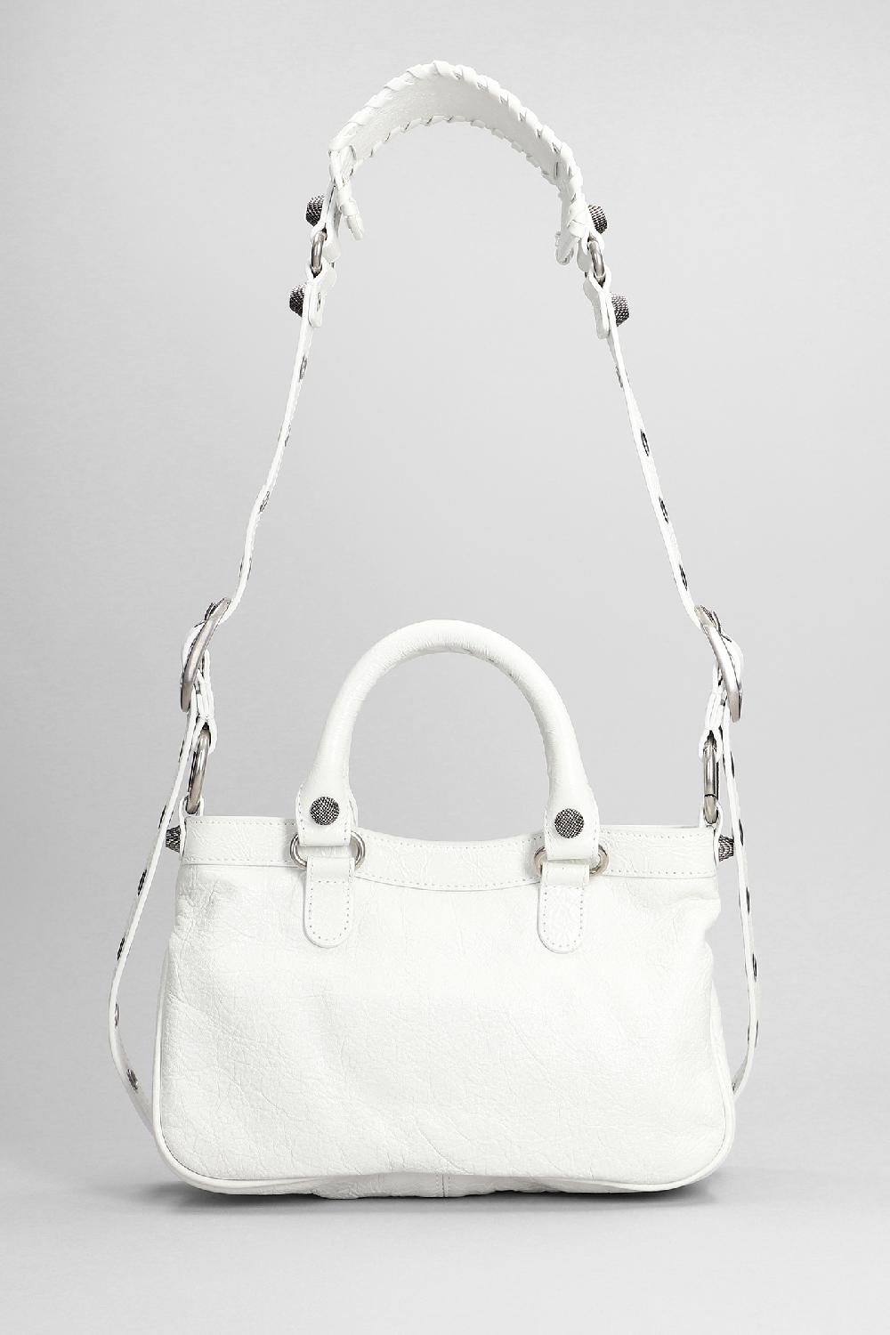Deliberti Balenciaga Borsa A Spalla Neo Cagole Tote S In Pelle Bianca Cod. 381713 - Deliberti The Luxury Shopping