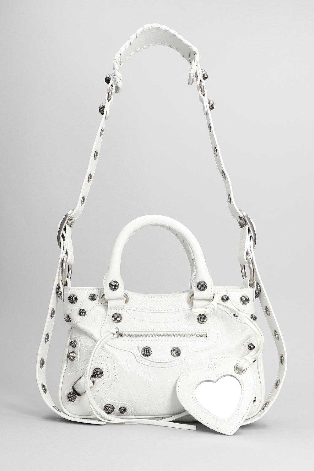 Deliberti Balenciaga Borsa a spalla neo cagole tote s in pelle bianca cod. 381713 - Deliberti The Luxury Shopping
