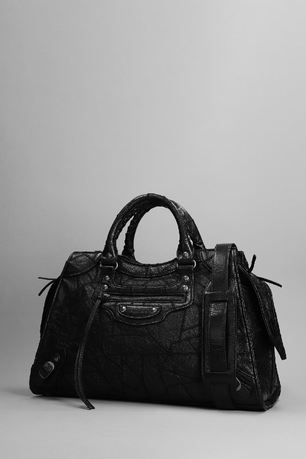 Deliberti Balenciaga Borsa A Spalla Neo Classic Cit In Pelle Nera Cod. 340335 - Deliberti The Luxury Shopping