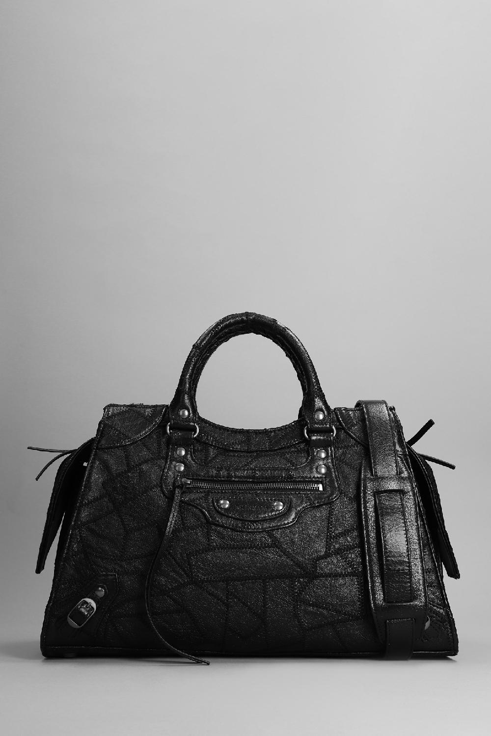 Deliberti Balenciaga Borsa a spalla neo classic cit in pelle nera cod. 340335 - Deliberti The Luxury Shopping