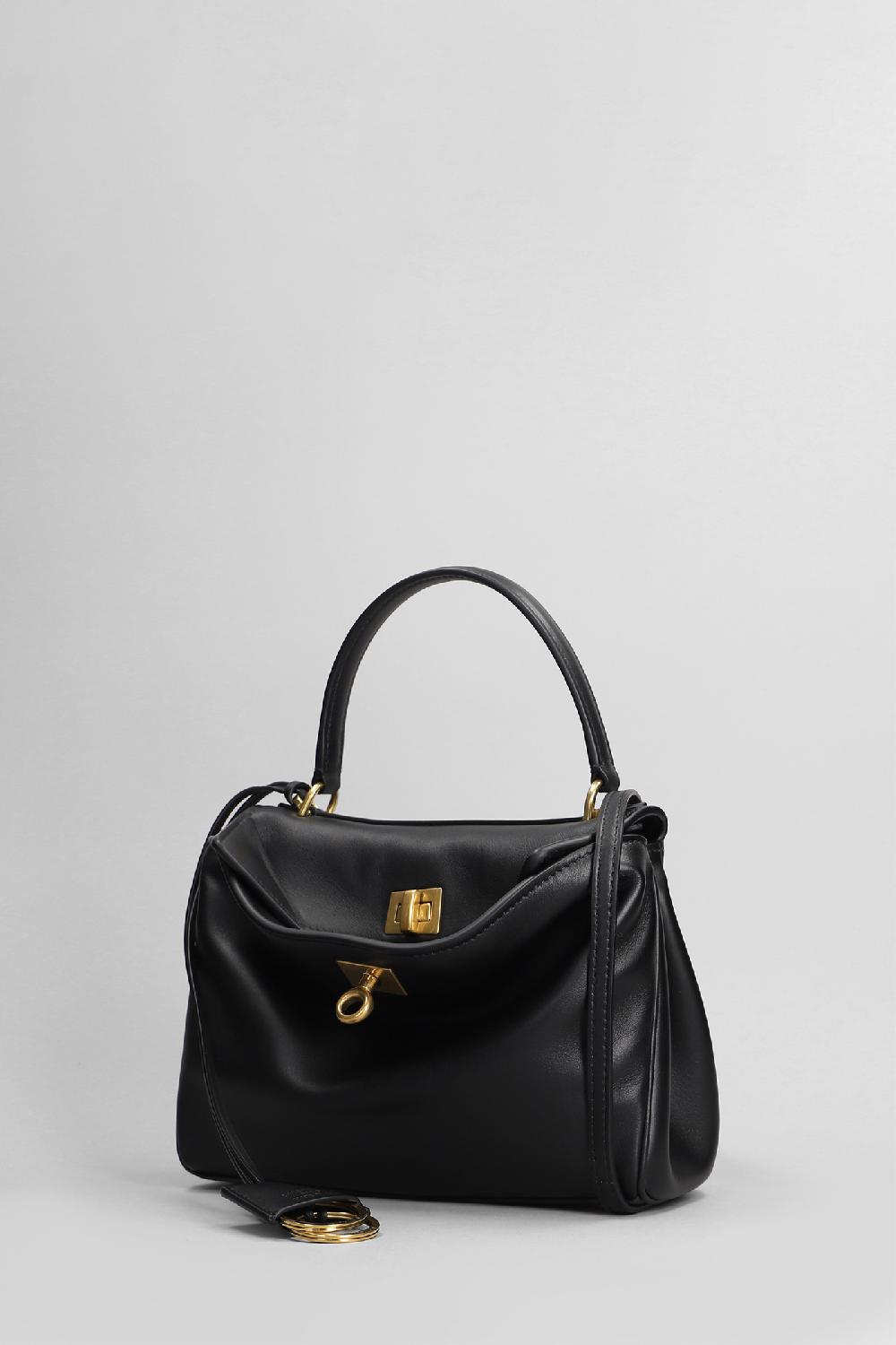Deliberti Balenciaga Borsa A Spalla Rodeo In Pelle Nera Cod. 406073 - Deliberti The Luxury Shopping
