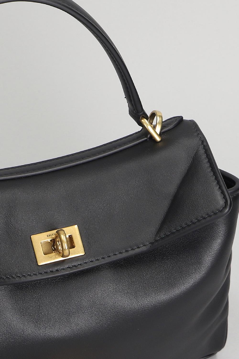Deliberti Balenciaga Borsa A Spalla Rodeo In Pelle Nera Cod. 406073 - Deliberti The Luxury Shopping