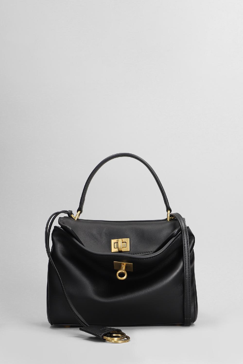 Deliberti Balenciaga Borsa a spalla rodeo in pelle nera cod. 406073 - Deliberti The Luxury Shopping