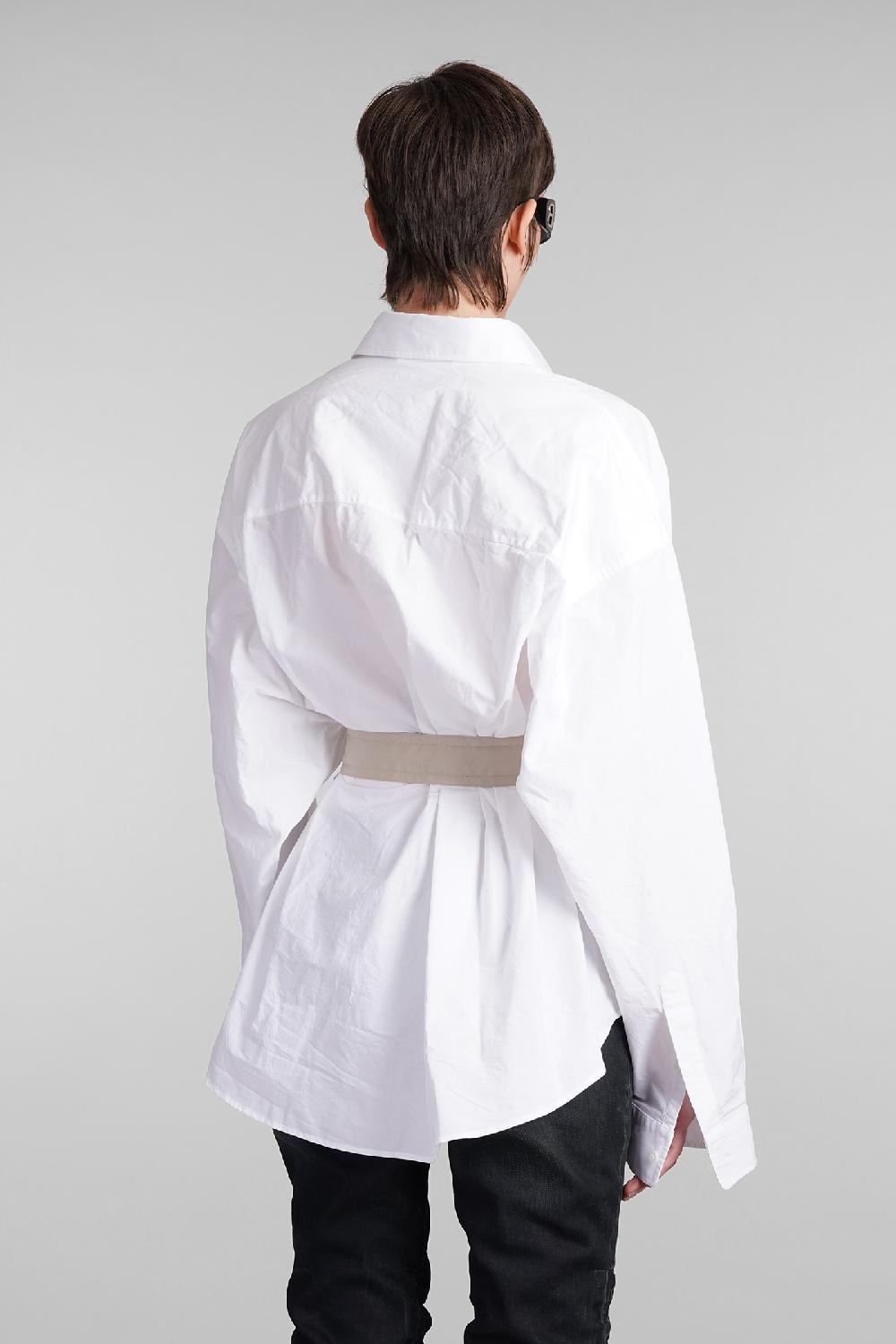 Deliberti Balenciaga Camicia In Cotone Bianco Cod. 409494 - Deliberti The Luxury Shopping