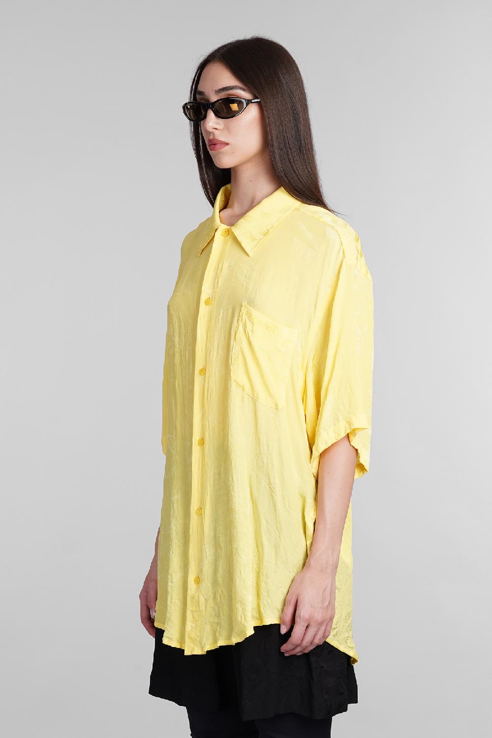 Deliberti Balenciaga Camicia In Seta Gialla Cod. 406045 - Deliberti The Luxury Shopping