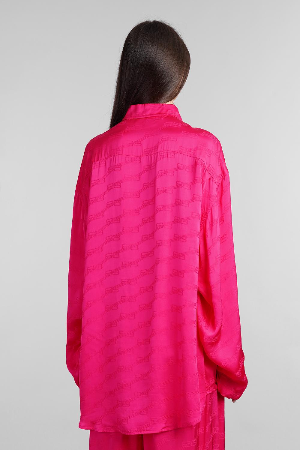 Deliberti Balenciaga Camicia In Viscosa Fucsia Cod. 405810 - Deliberti The Luxury Shopping
