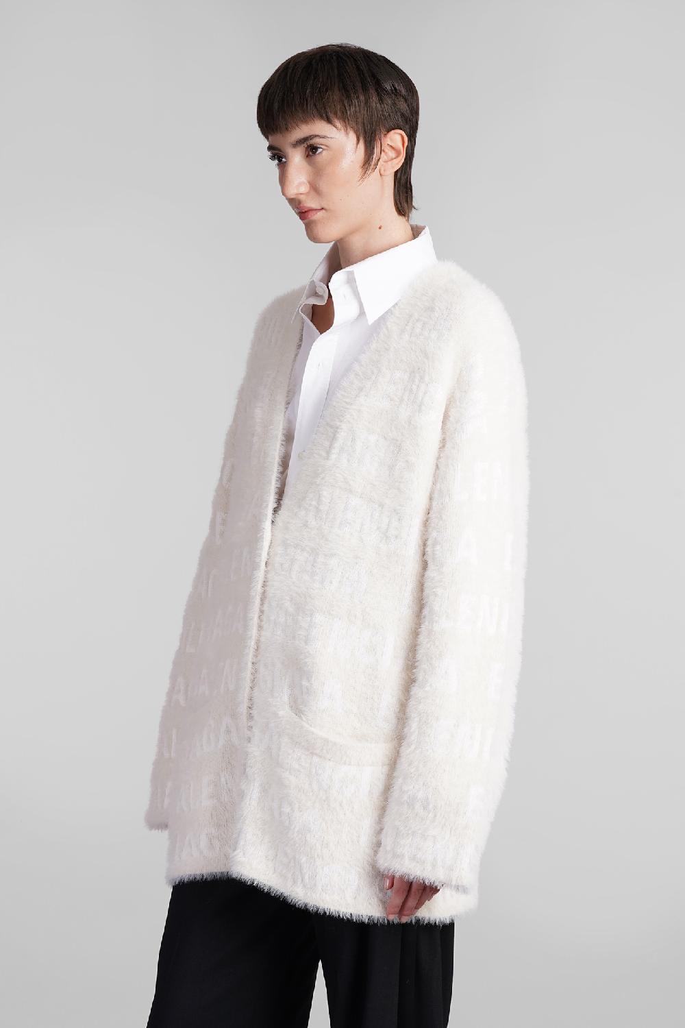 Deliberti Balenciaga Cardigan In Lana Beige Cod. 409505 - Deliberti The Luxury Shopping