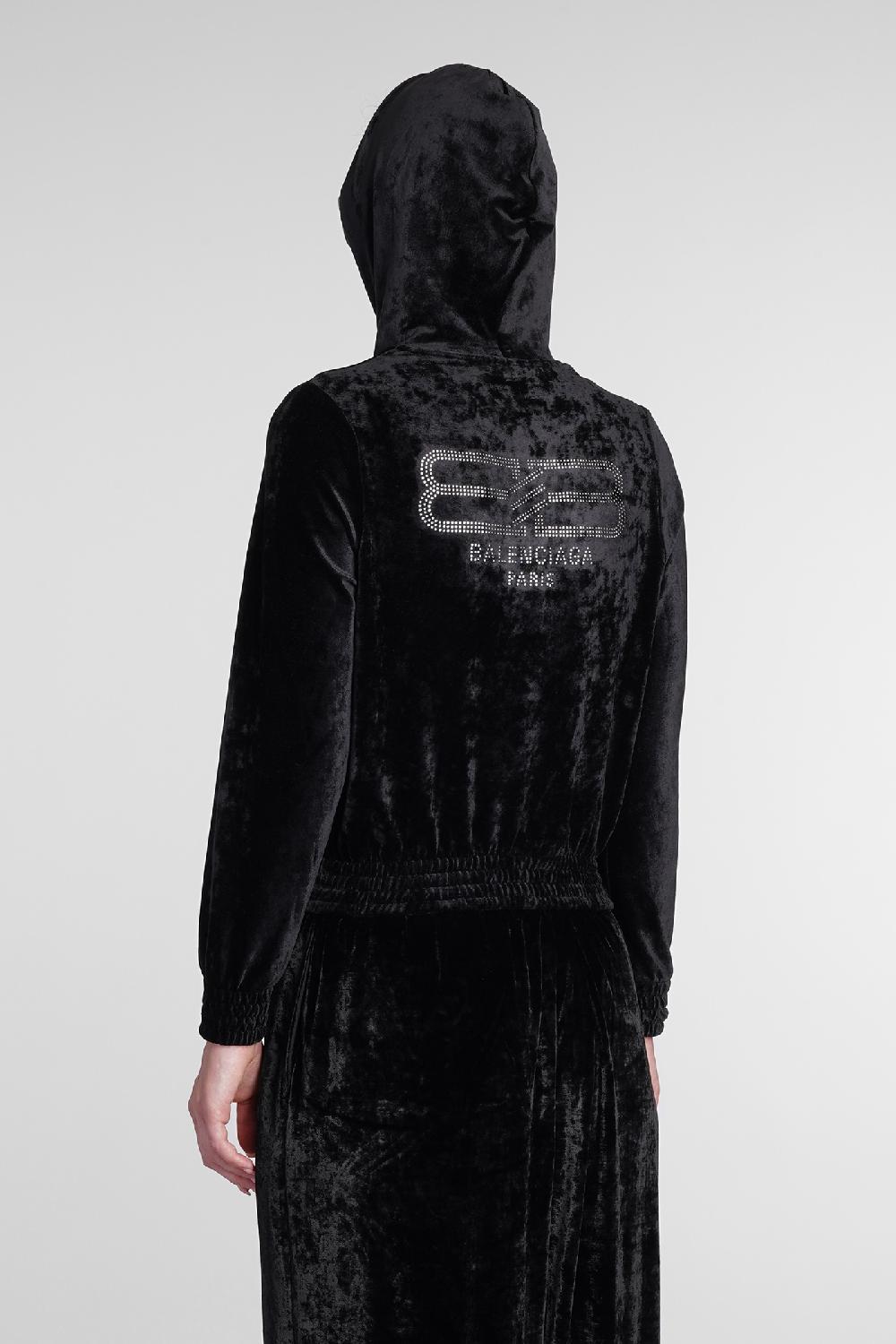 Deliberti Balenciaga Felpa In Viscosa Nera Cod. 386190 - Deliberti The Luxury Shopping