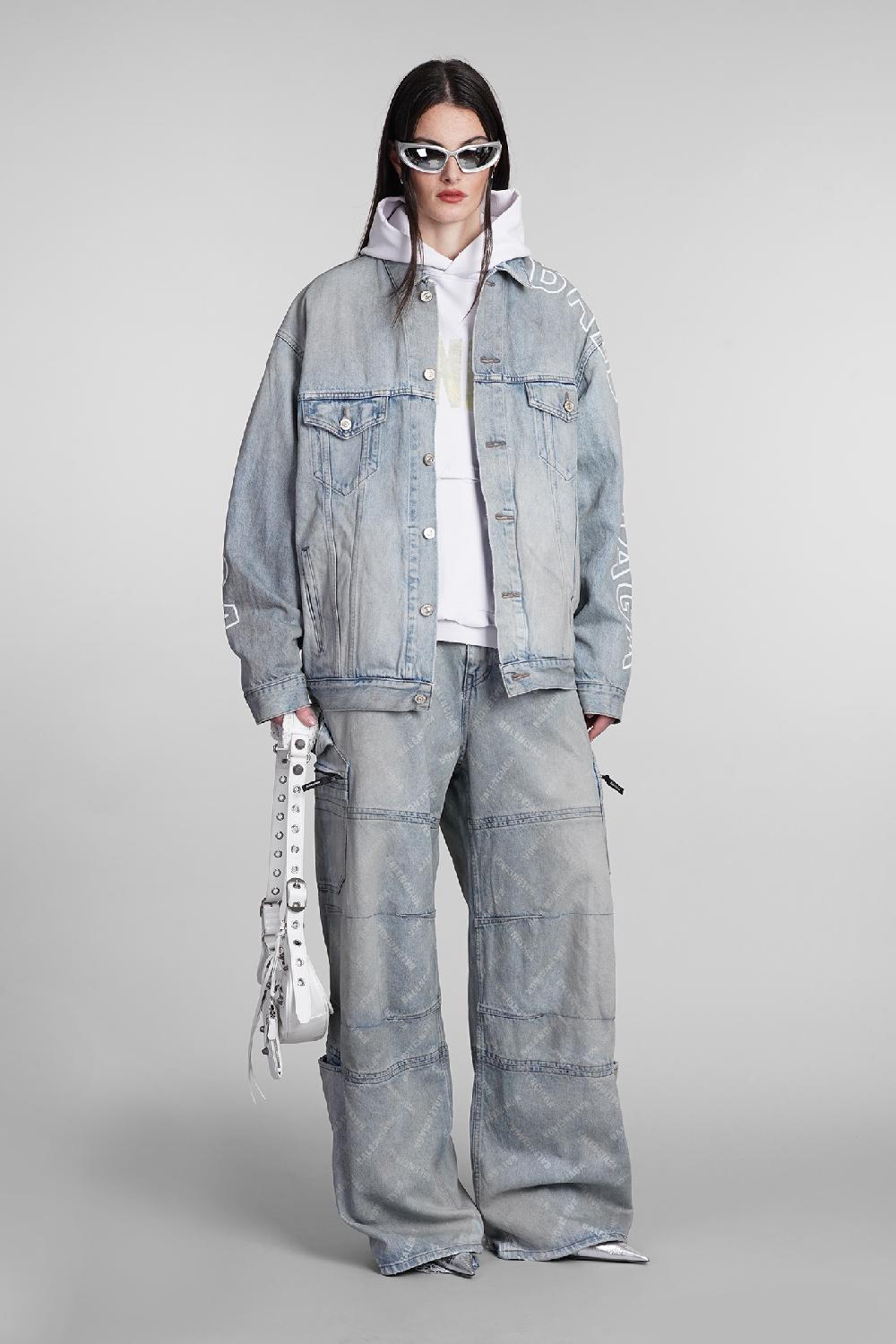 Deliberti Balenciaga Giacche Denim In Cotone Blu Cod. 395006 - Deliberti The Luxury Shopping