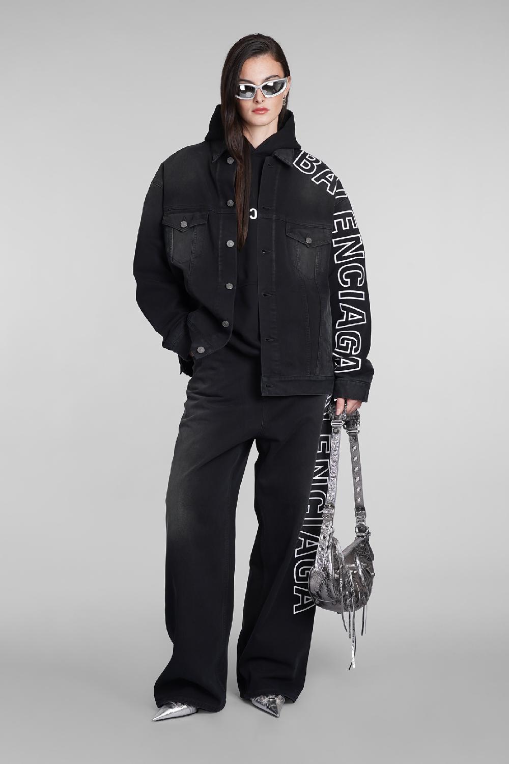 Deliberti Balenciaga Giacche Denim In Cotone Nero Cod. 390878 - Deliberti The Luxury Shopping