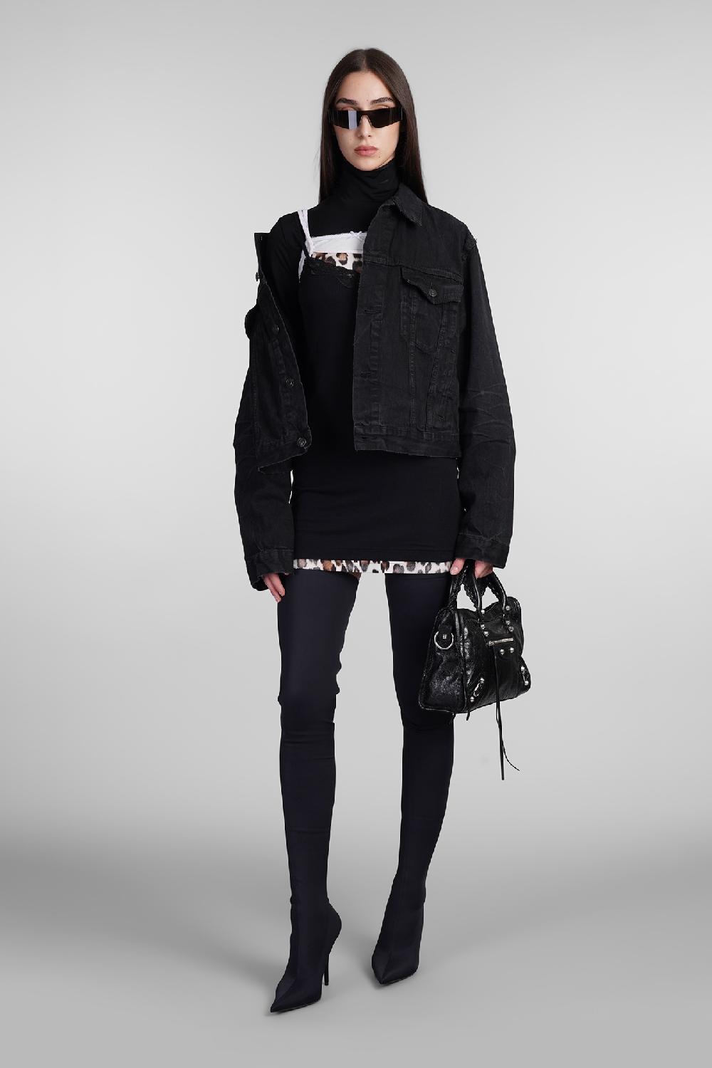 Deliberti Balenciaga Giacche Denim In Cotone Nero Cod. 405814 - Deliberti The Luxury Shopping