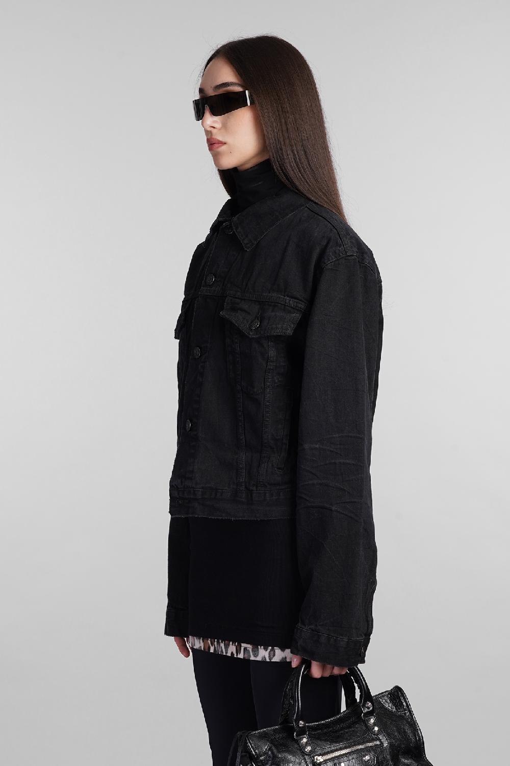 Deliberti Balenciaga Giacche Denim In Cotone Nero Cod. 405814 - Deliberti The Luxury Shopping