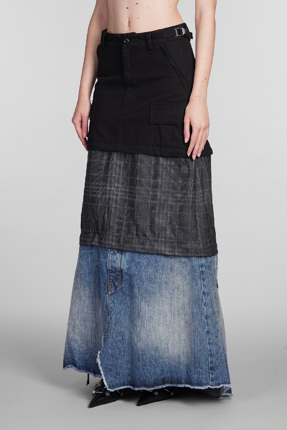 Deliberti Balenciaga Gonna In Cotone Nero Cod. 400967 - Deliberti The Luxury Shopping