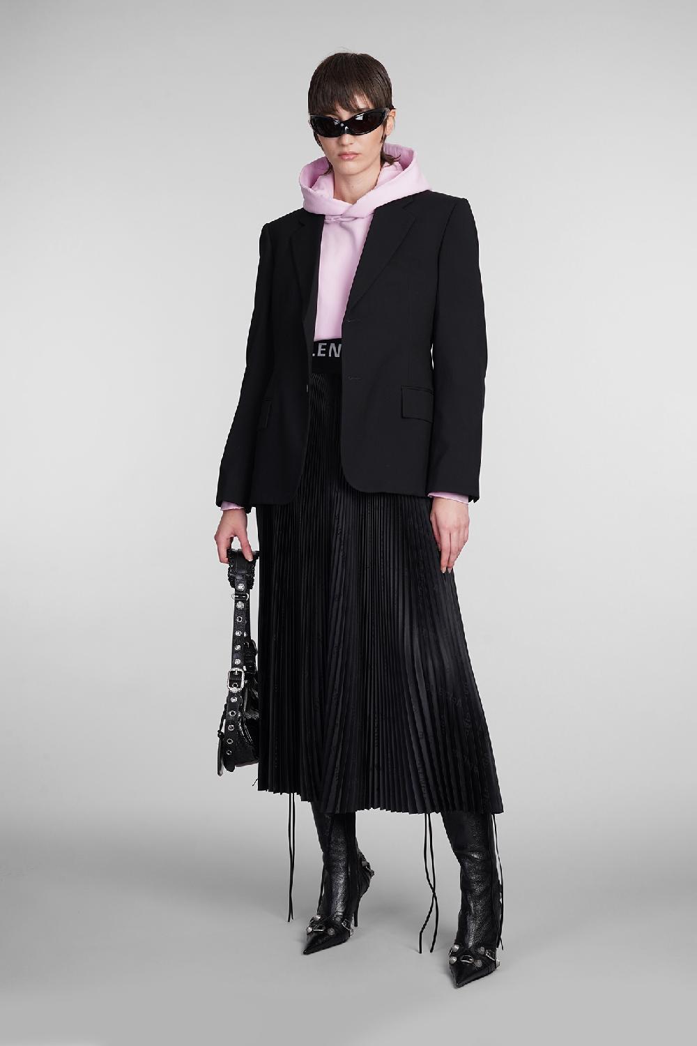 Deliberti Balenciaga Gonna In Poliestere Nero Cod. 400968 - Deliberti The Luxury Shopping