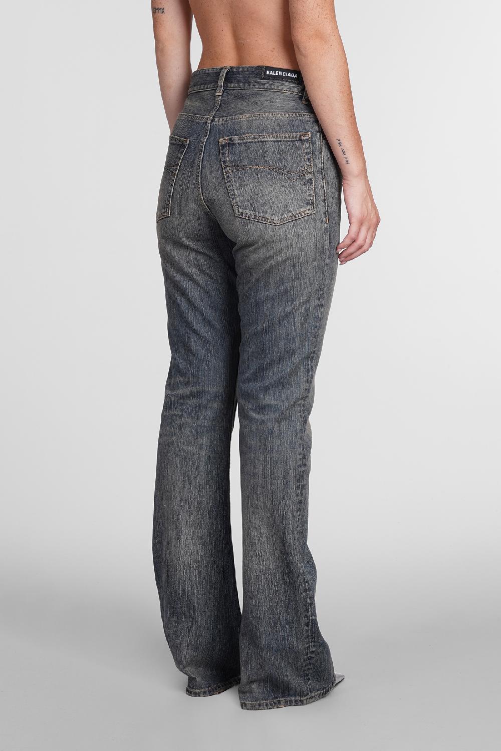 Deliberti Balenciaga Jeans In Cotone Blu Cod. 386192 - Deliberti The Luxury Shopping