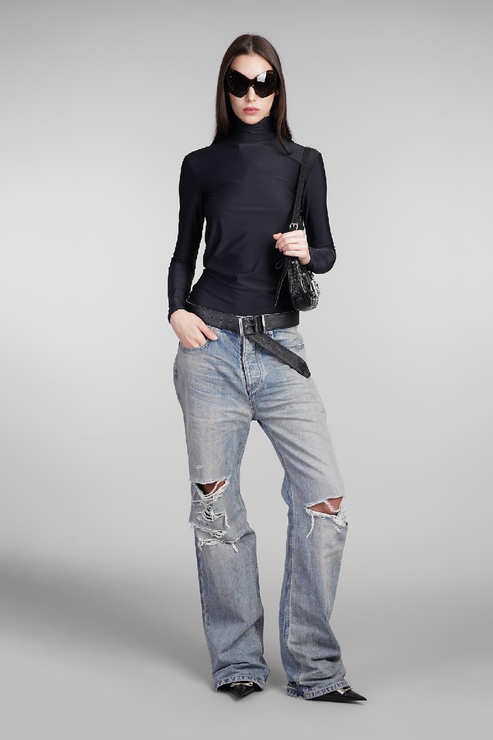 Deliberti Balenciaga Jeans In Cotone Blu Cod. 409787 - Deliberti The Luxury Shopping