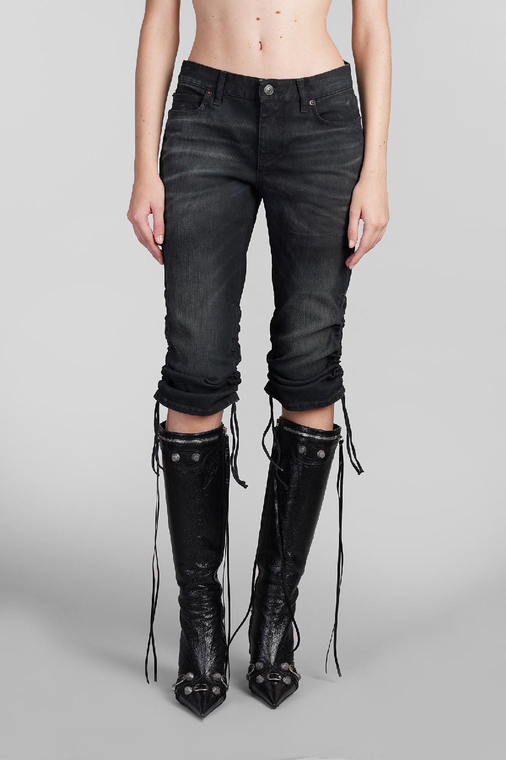 Deliberti Balenciaga Jeans in cotone nero cod. 409500 - Deliberti The Luxury Shopping
