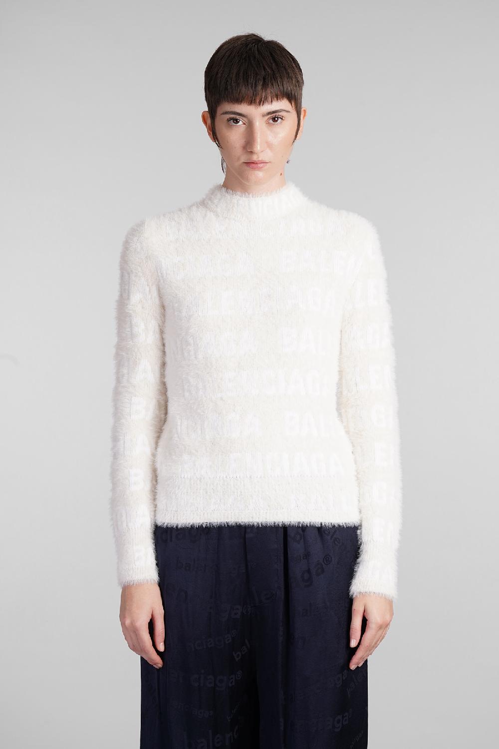 Deliberti Balenciaga Maglia in lana beige cod. 409467 - Deliberti The Luxury Shopping