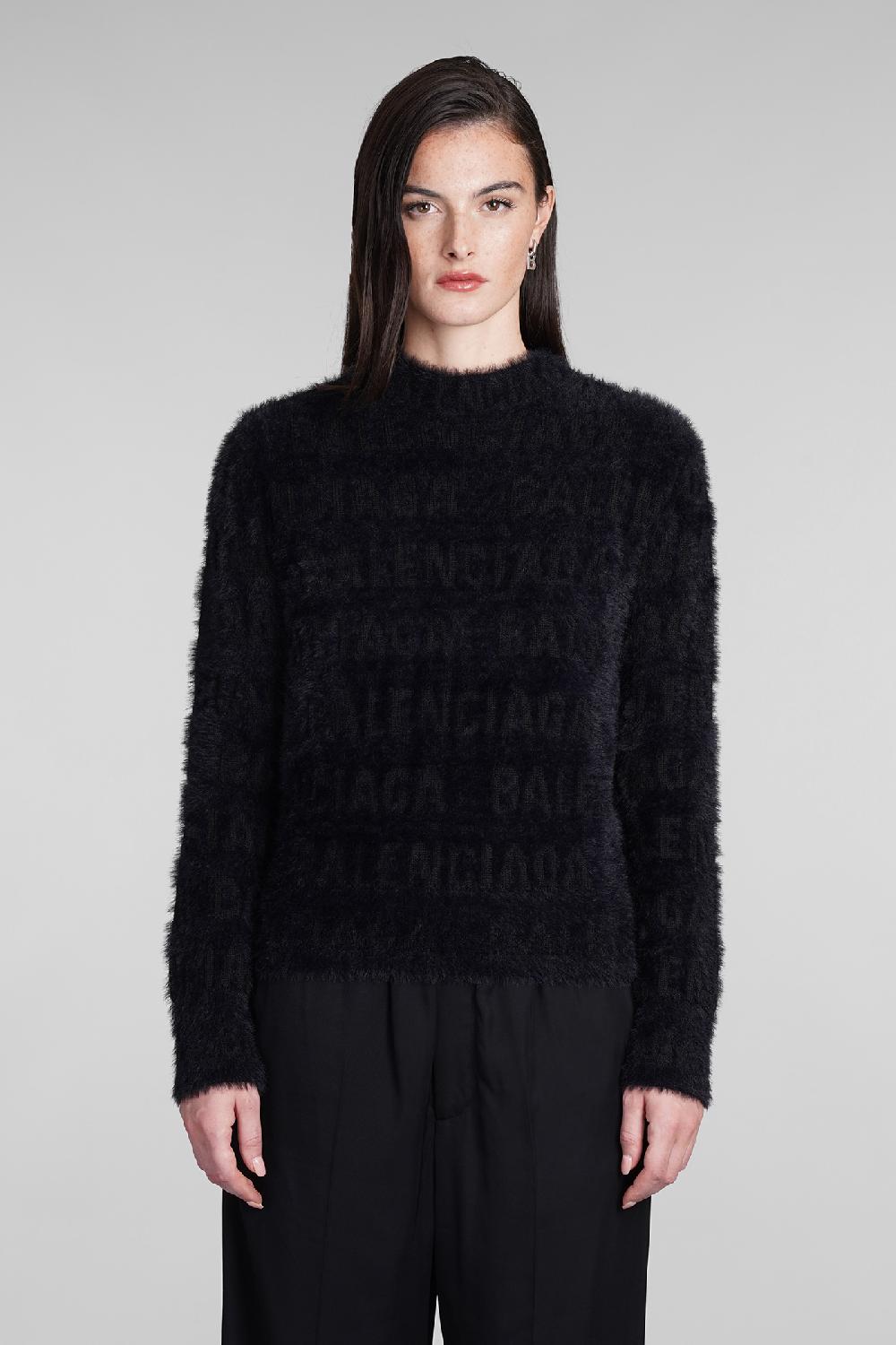 Deliberti Balenciaga Maglia in lana nera cod. 390877 - Deliberti The Luxury Shopping