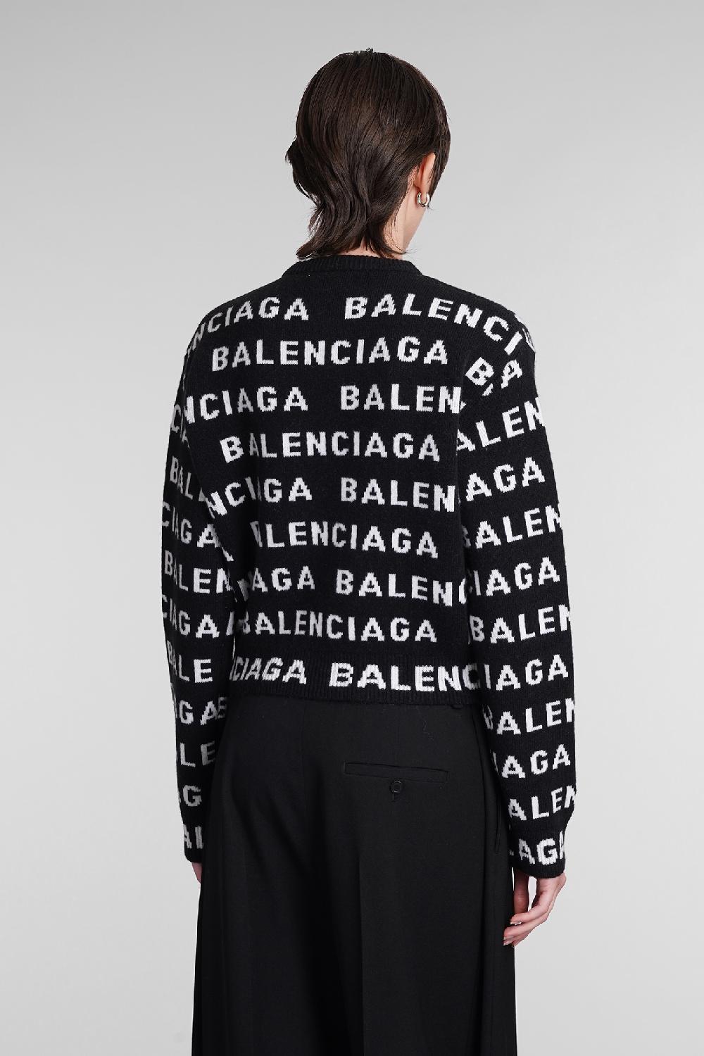 Deliberti Balenciaga Maglia In Lana Nera Cod. 393401 - Deliberti The Luxury Shopping